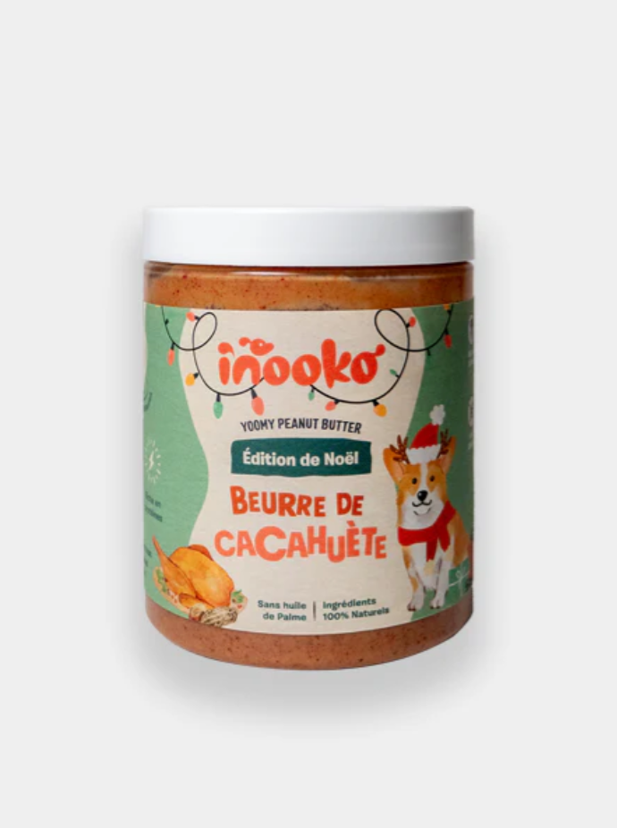 Beurre de cacahuète pour chien - Édition de Noël 🦃🎅 - inooko