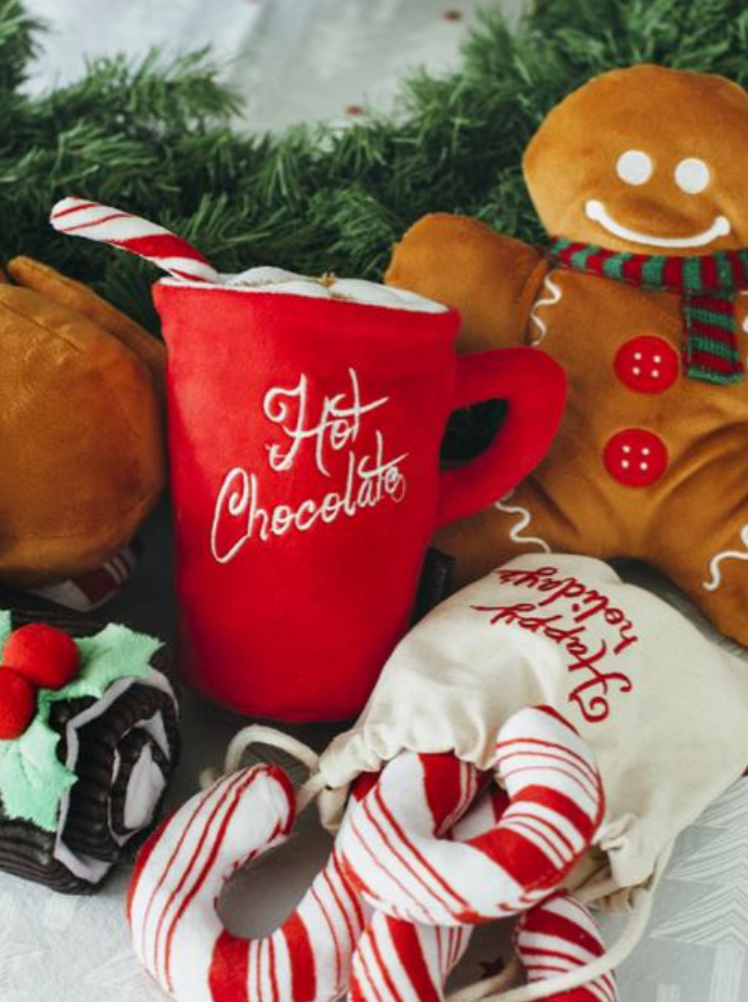 Jouet en peluche pour chien - Chocolat chaud - Holiday Classic - Pet PLAY