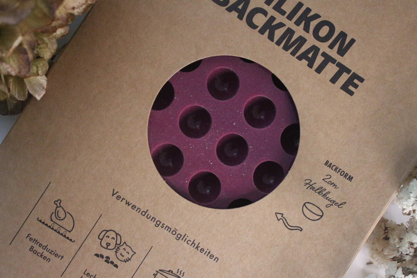 Moule sphère 2cm - Collory pour créer vos recettes pour chien