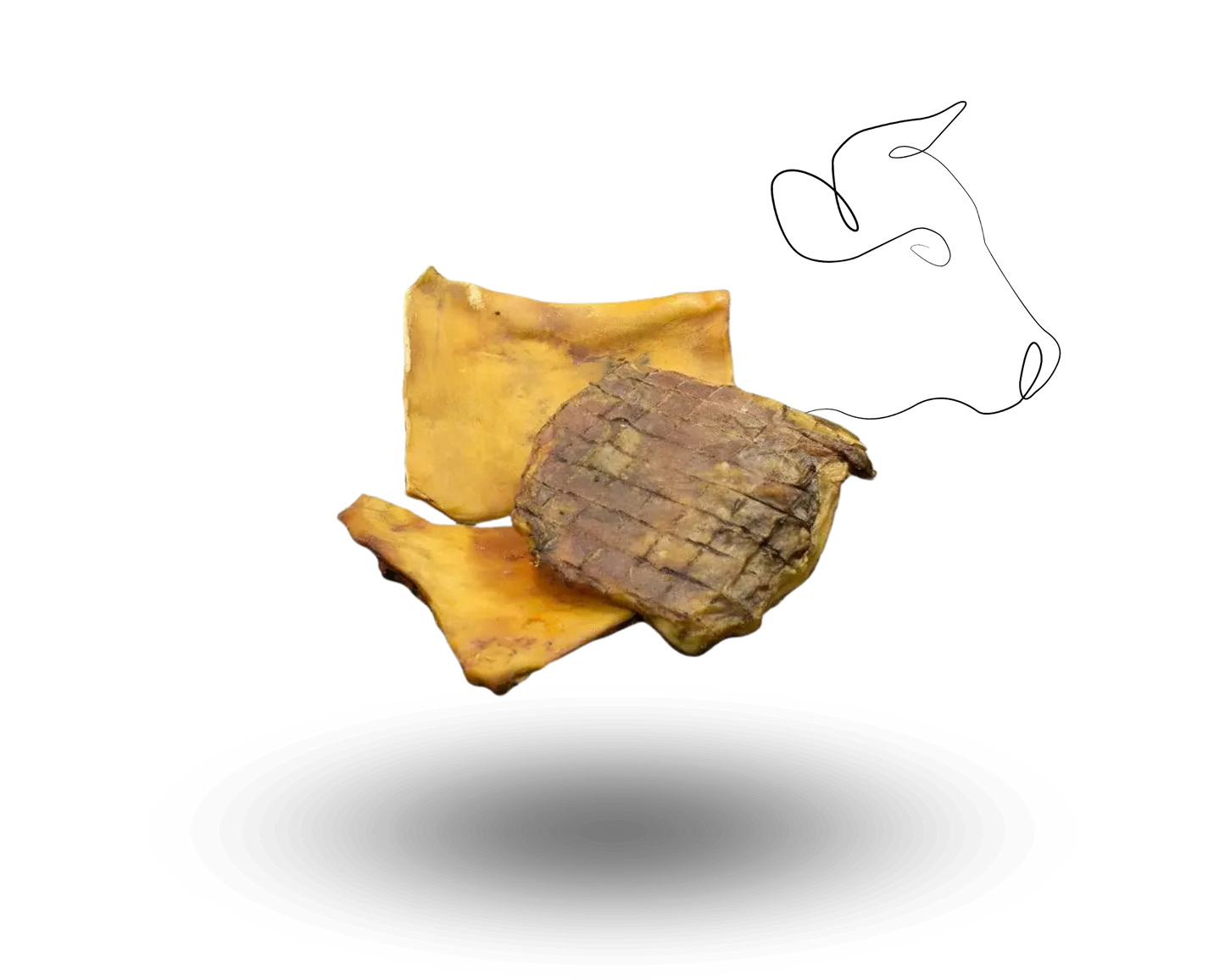 Plaque de peau de boeuf