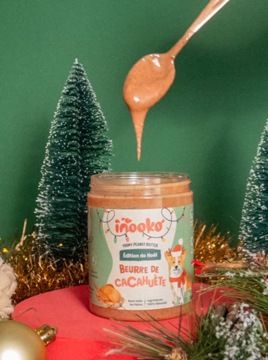 Beurre de cacahuète pour chien - Édition de Noël 🦃🎅 - inooko