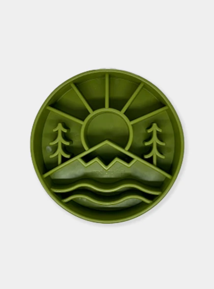 Gamelle d'enrichissement - Montagne vert - SodaPup