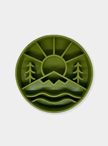 Gamelle d'enrichissement - Montagne vert - SodaPup