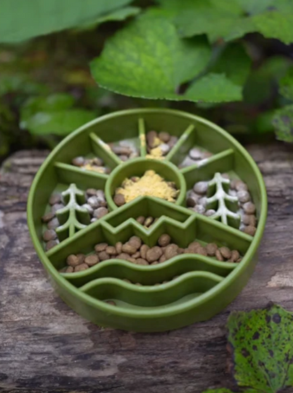 Gamelle d'enrichissement - Montagne vert - SodaPup