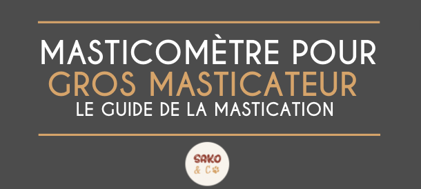 échelle de mastication pour chien gros masticateur