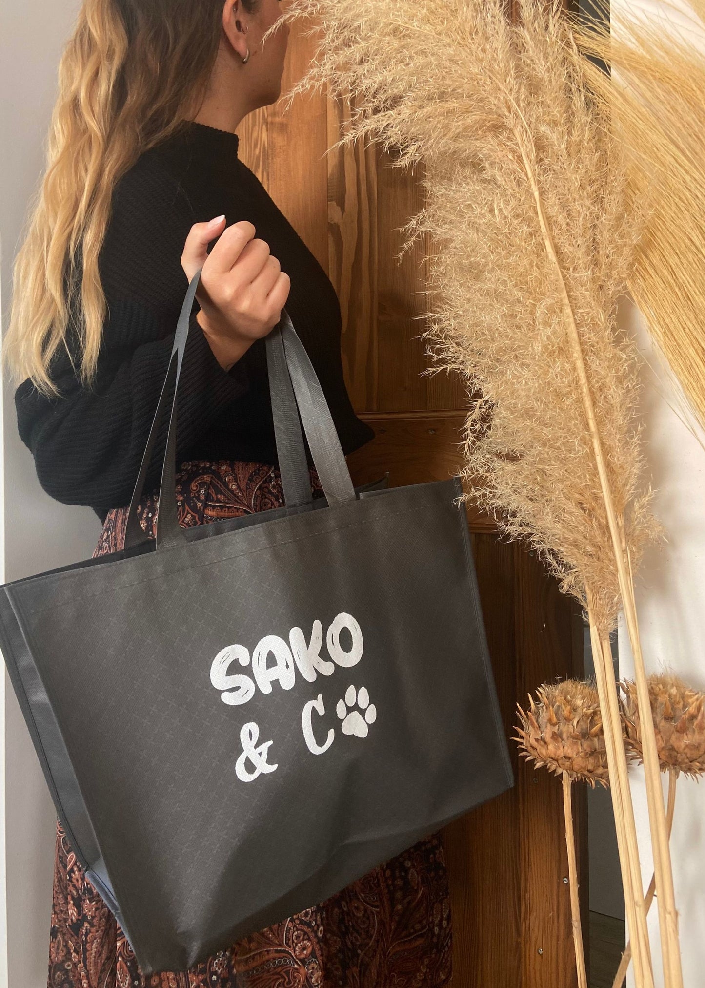 Sac caba laminé noir 🖤 - Sako&Co